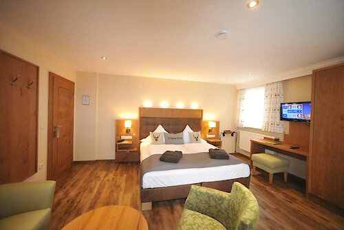 Neues Doppelzimmer Herzerl Doppelzimmer mit Südterrasse im ersten Stock